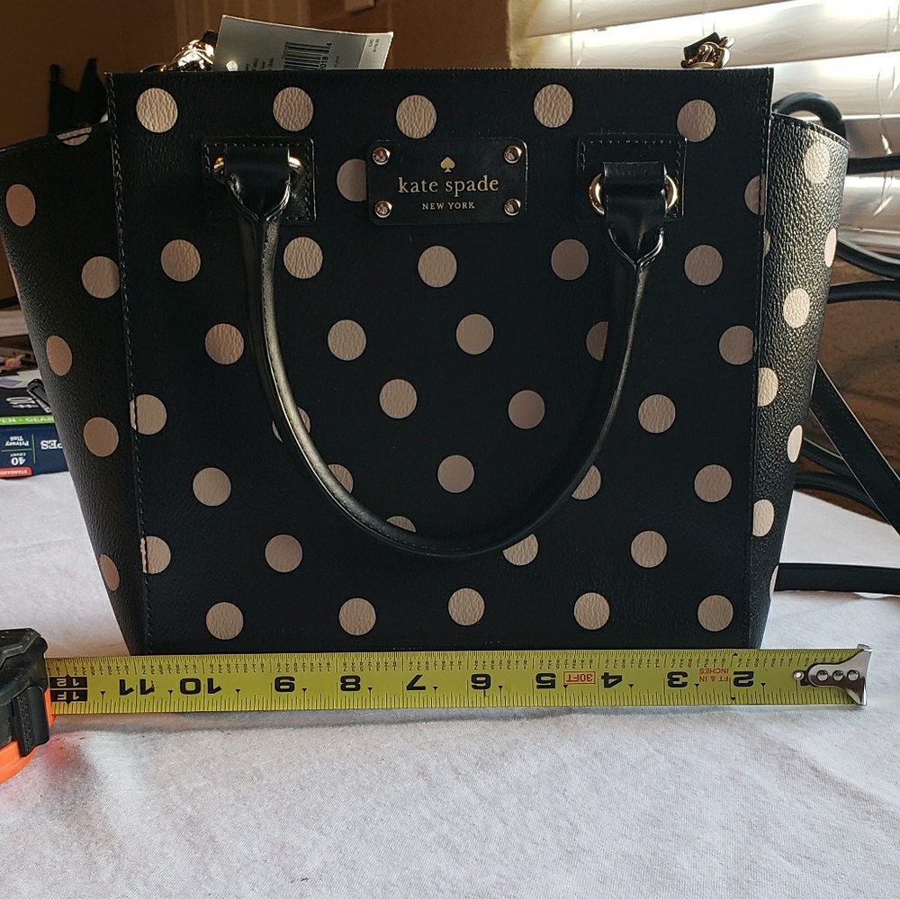 Kate spade black polka dot